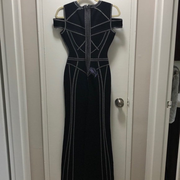 NWT Herve Leger Izabella Bandage Jumpsuit - Picture 7 of 8